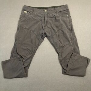 Kuhl Konfidant Air Pants Mens 40x32 Gray Hiking Vented Performance